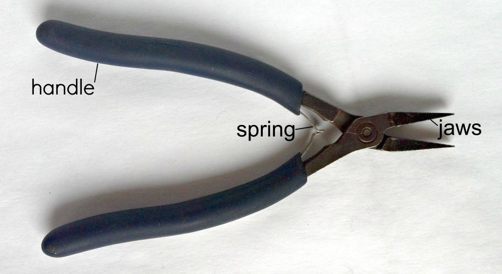 pliers to label